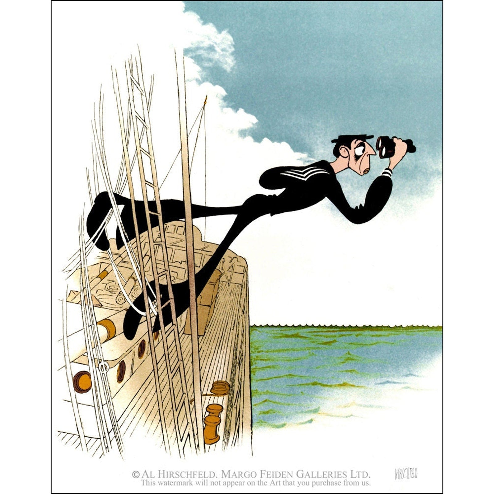 Buster Keaton in The Navigator (COLOR)
