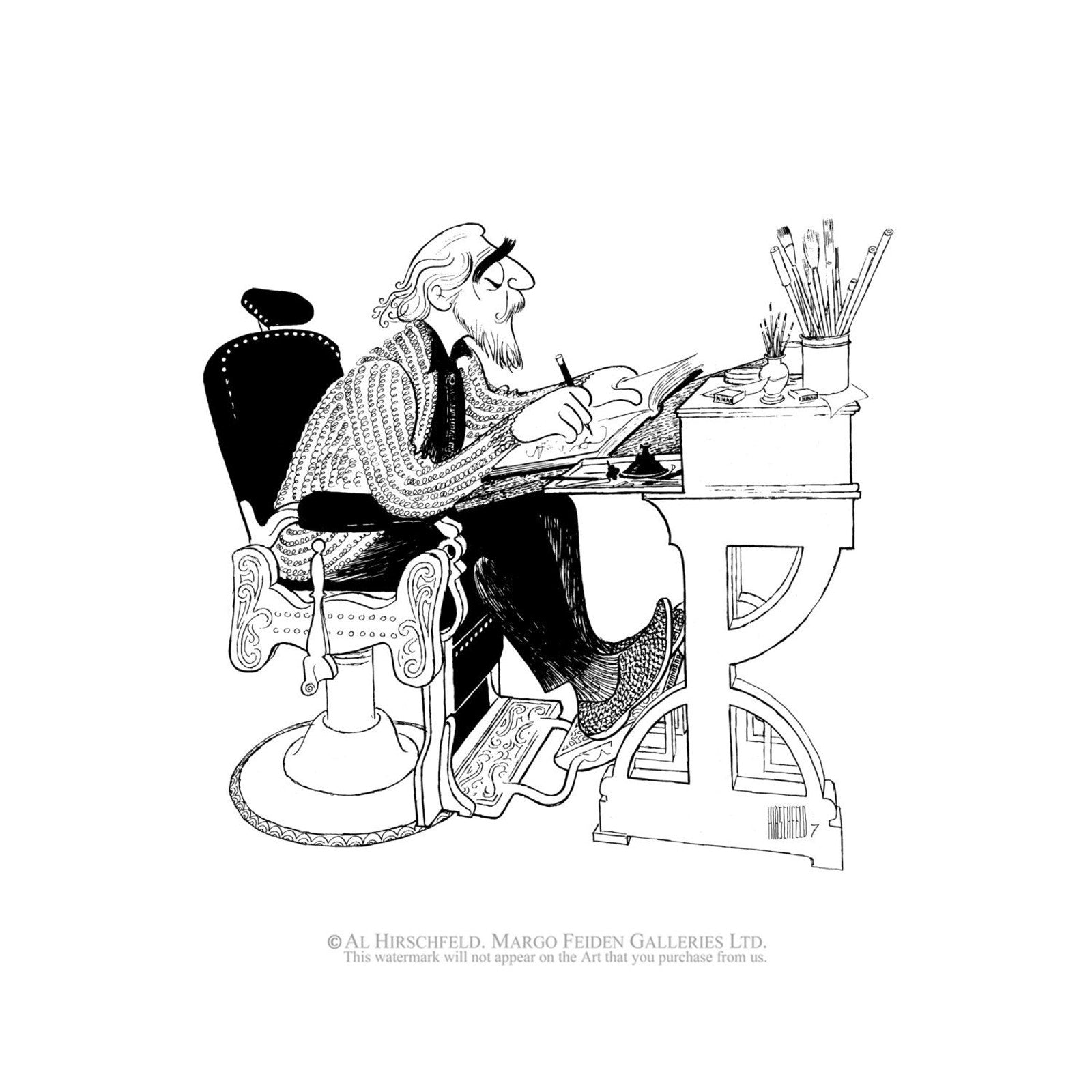 Self Portrait in My Barber's Chair